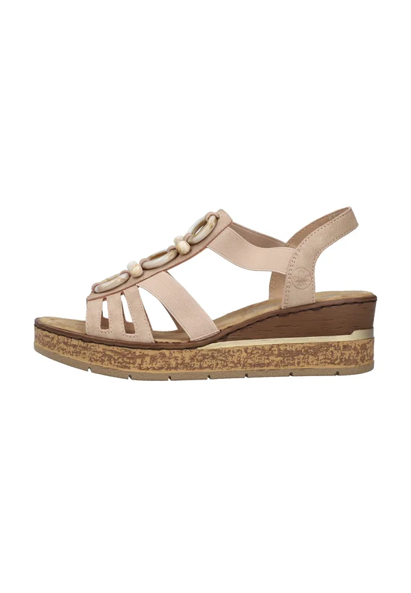 Wedge sandals - rosa