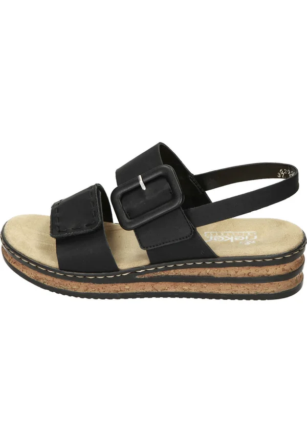 Wedge sandals - schwarz