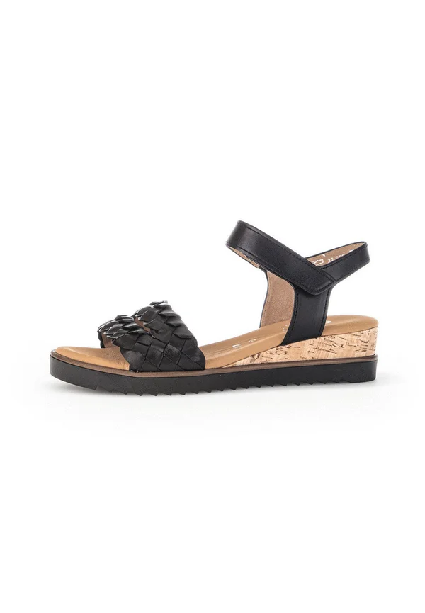 Wedge sandals - schwarz