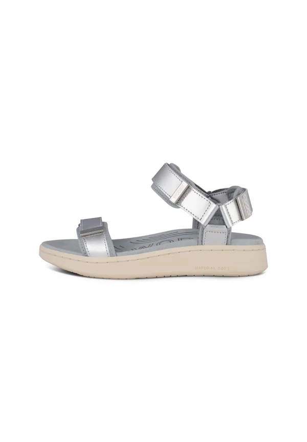Wedge sandals - silver