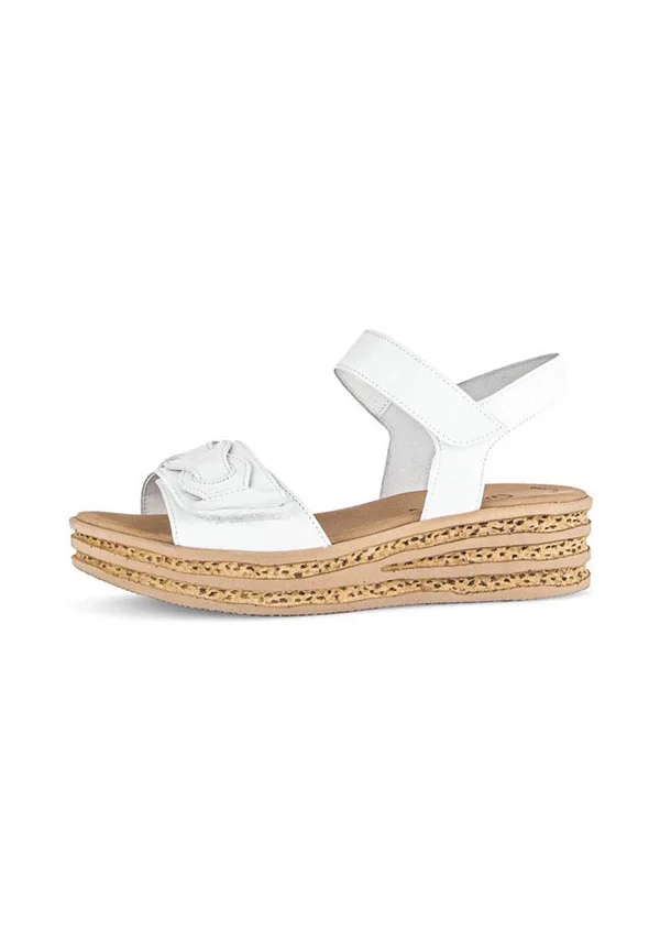 Wedge sandals - weiss