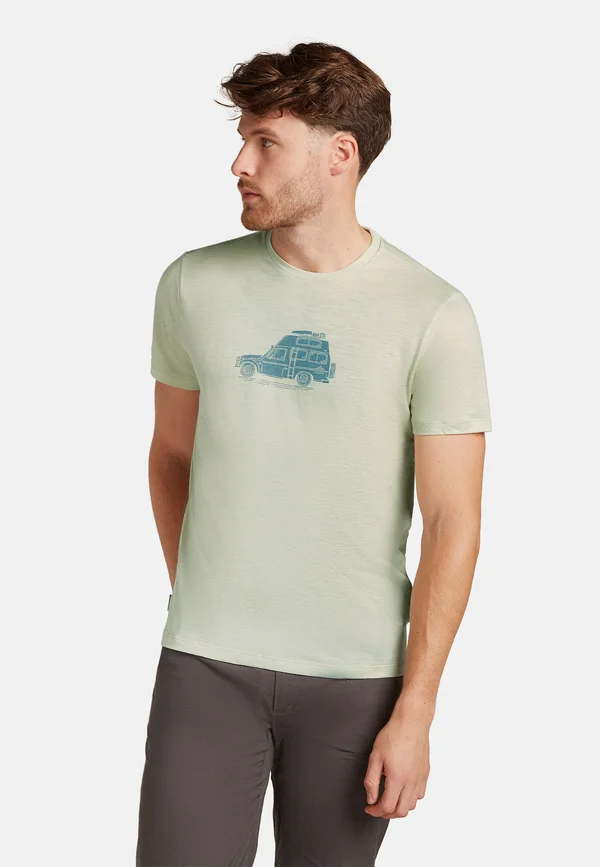 WEIGHT LITE COSY CAMPER - Print T-shirt - ashen