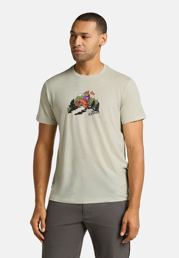 WEIGHT TECH LITE CATCH ME OUTS - Print T-shirt - ashen