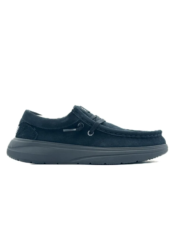 WENDY COMF SUEDE - SLIP-ON SCHUHE - Casual lace-ups - nero