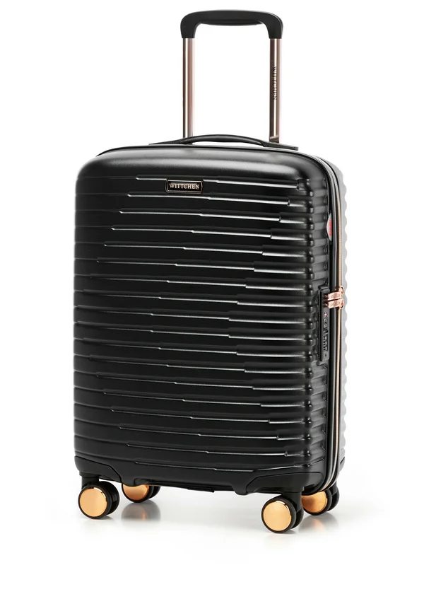 Wheeled suitcase - black and gold