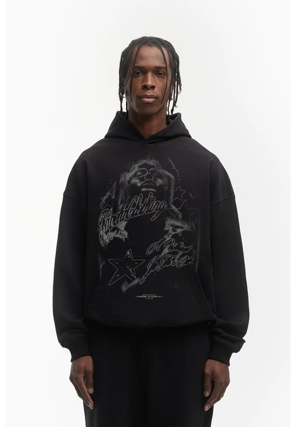WHISPER HOODIE UNISEX - Sweatshirt - black