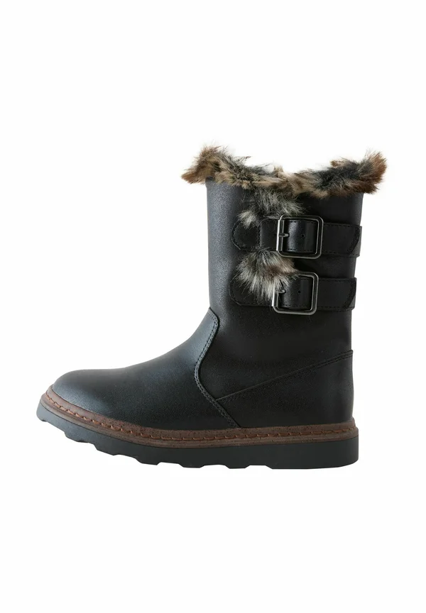 WIDE FIT - BUCKLE - Winter boots - black