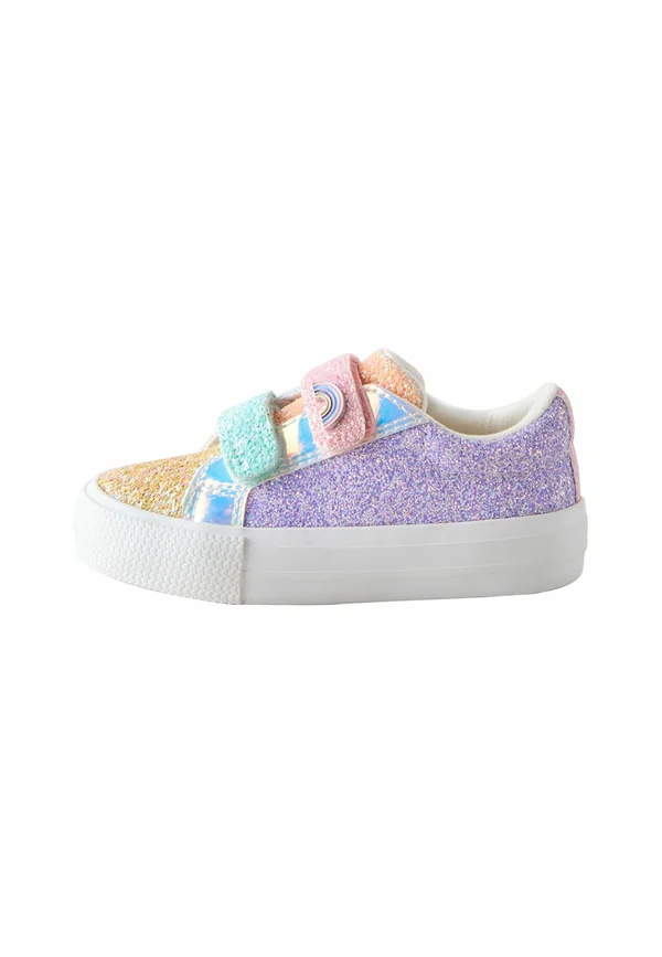 WIDE FIT- CHUNKY WITH TOUCH FASTENING - Baby shoes - multi rainbow glitter