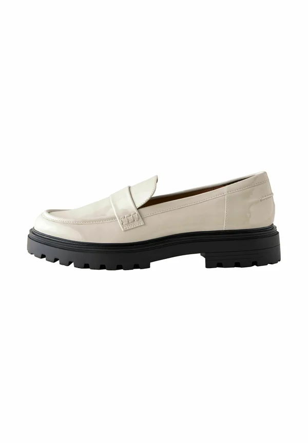 WIDE FIT FOREVER COMFORT CHUNKY - Slip-ons - bone
