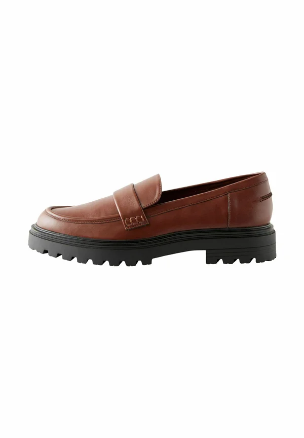 WIDE FIT FOREVER COMFORT CHUNKY - Slip-ons - tan brown