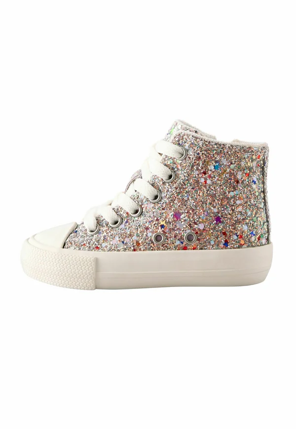 WIDE FIT - High-top trainers - multi glitter