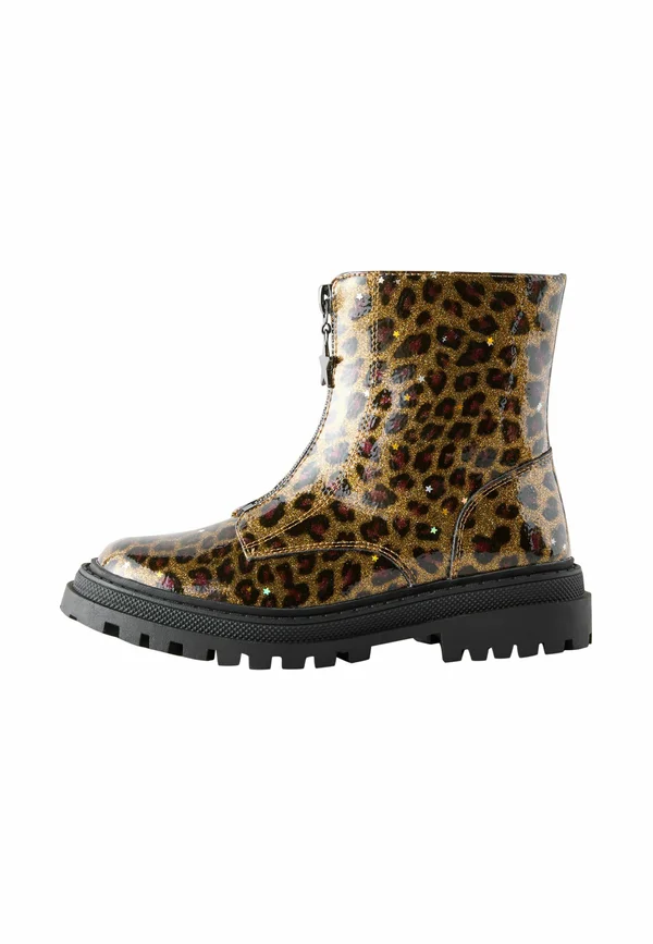 WIDE FIT- ZIP FRONT - Classic ankle boots - leopard print