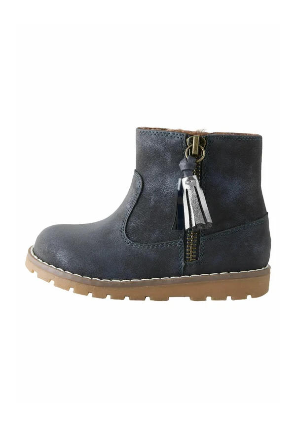 WIDE FIT- ZIP TASSEL  - Winter boots - navy