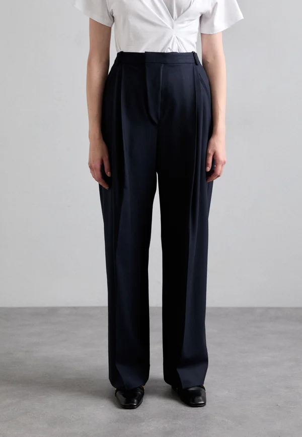 WIDE LEG TROUSER - Trousers - midnight