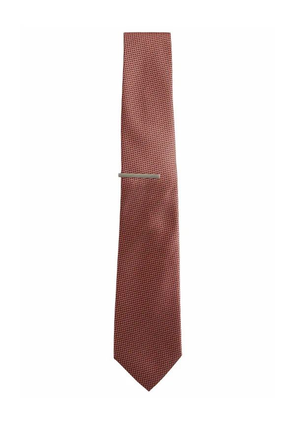 WIDE TEXTURED - Tie - orange