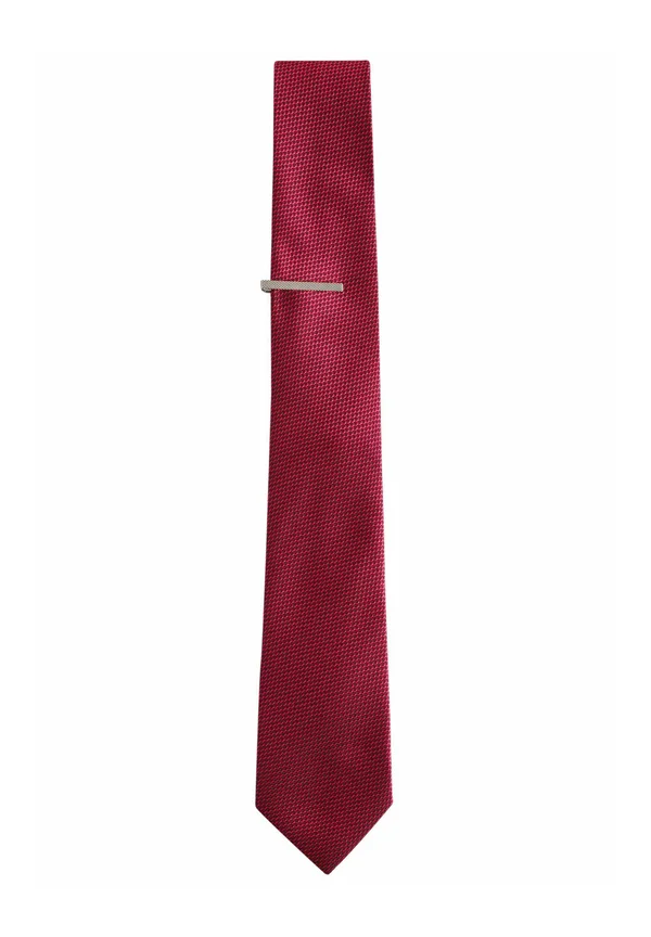 WIDE TEXTURED - Tie - red