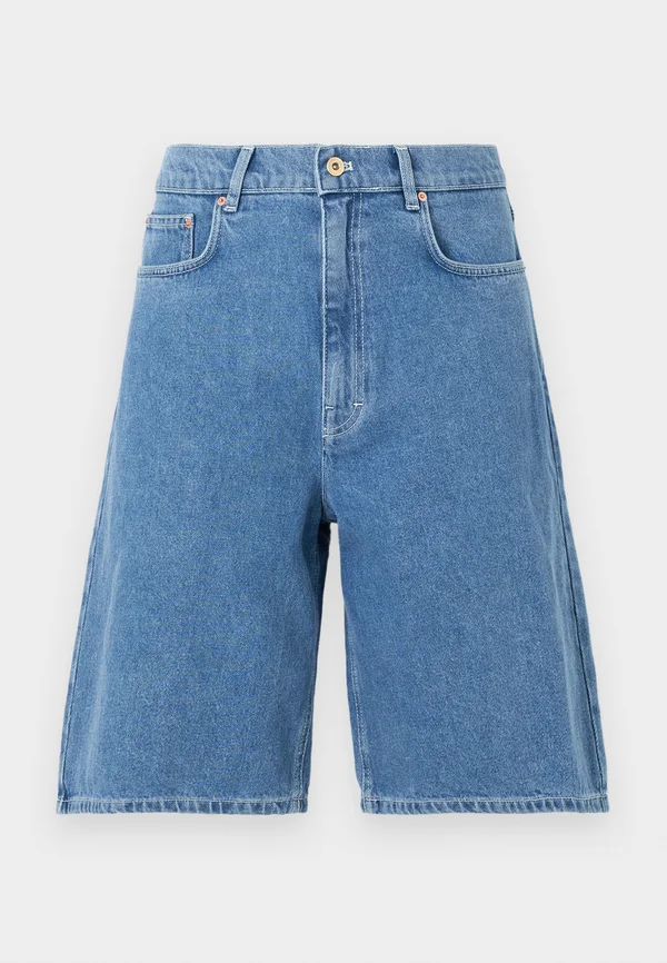 WIDE UNISEX - Denim shorts - single stone