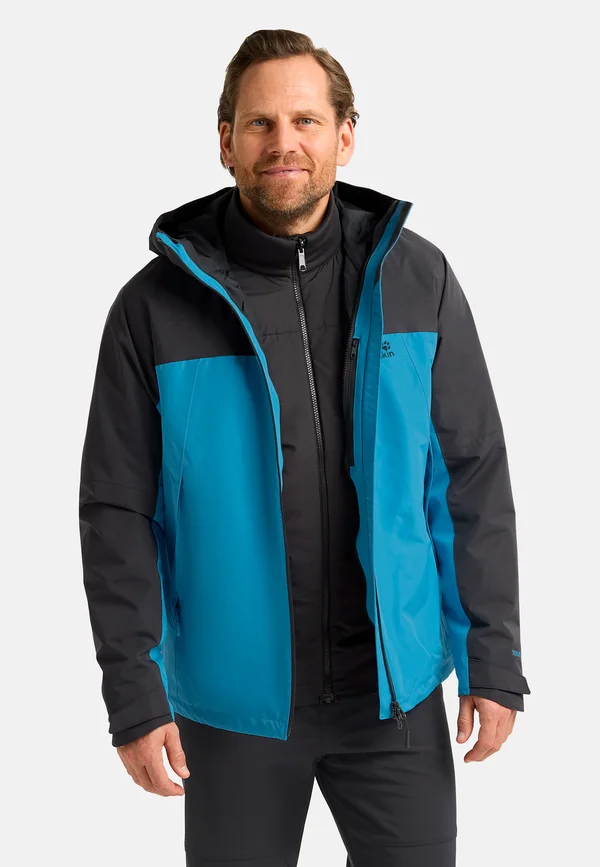 WILD PLACES 3IN1 - Hardshell jacket - aurora blue