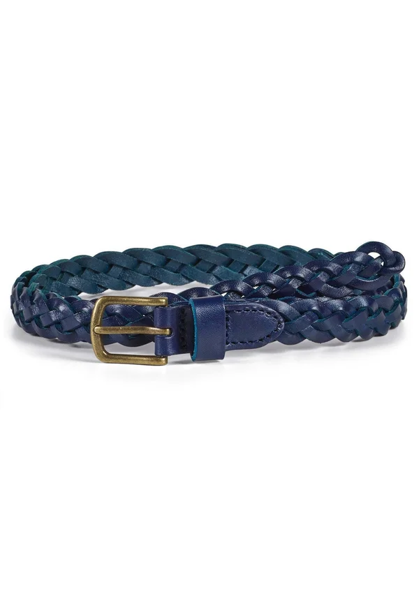 WILLIAM - Braided belt - navy