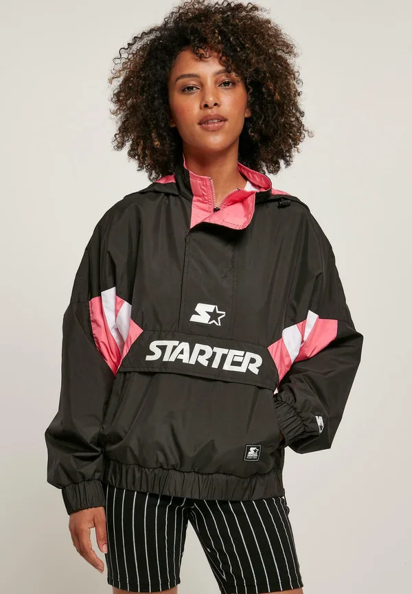 Windbreaker - black /pink