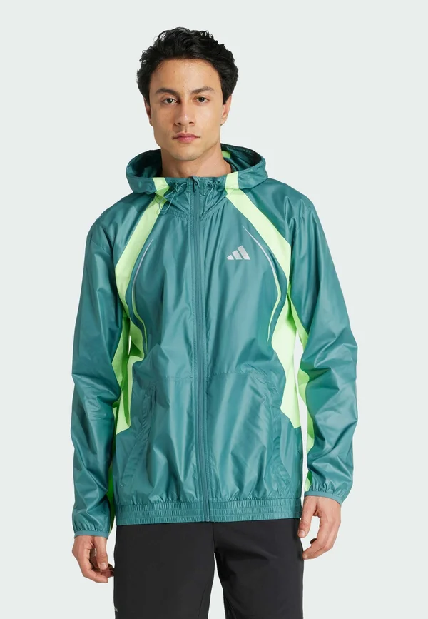 Windbreaker - preloved teal   lime burst