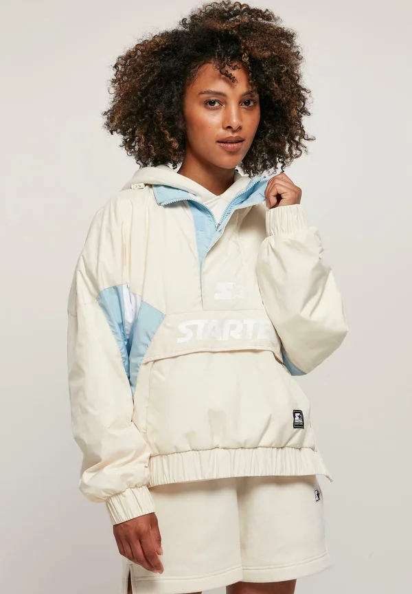 Windbreaker - white/light blue