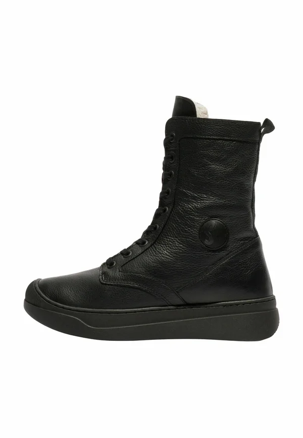 Winter boots - black w wool