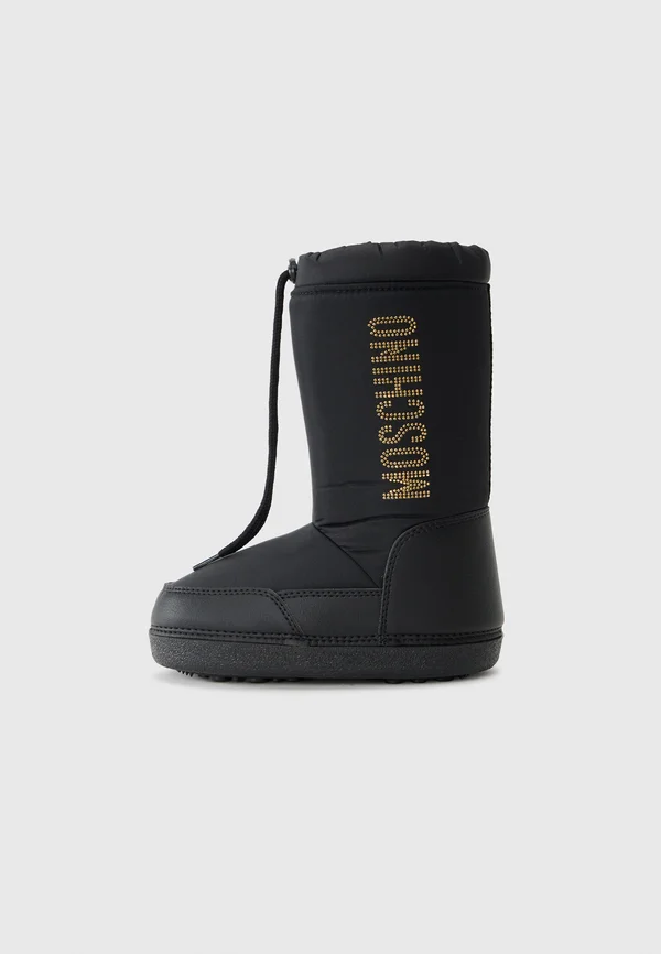 Winter boots - black/gold-coloured