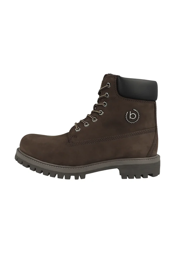Winter boots - dark brown-black anv ean