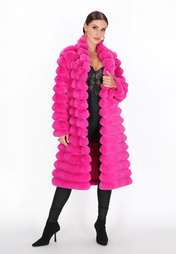 Winter coat - fuchsia