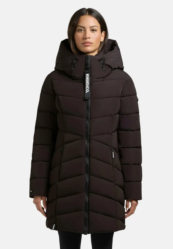 Winter coat - moody plum