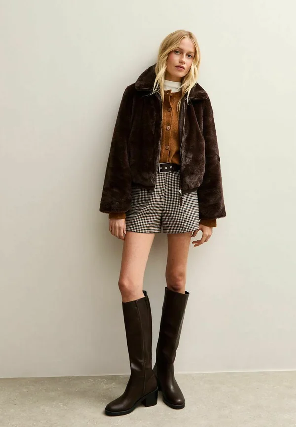 Winter jacket - dark brown