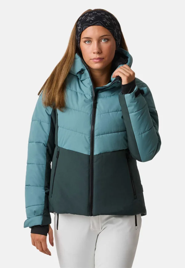 Winter jacket - dusty seaweed cedar green
