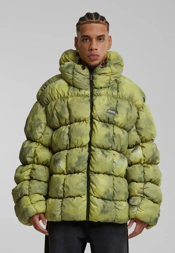 Winter jacket - lime green