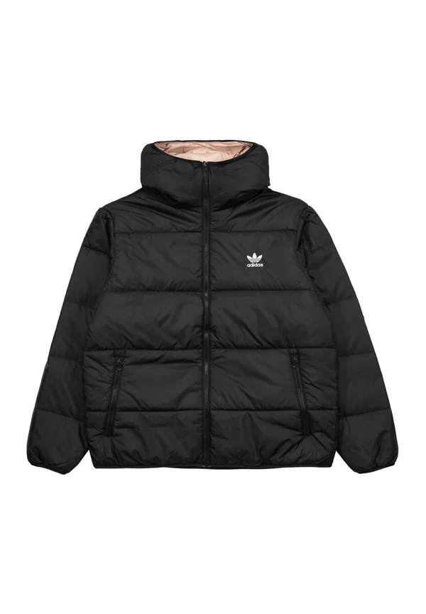 Winter jacket - schwarzbeige