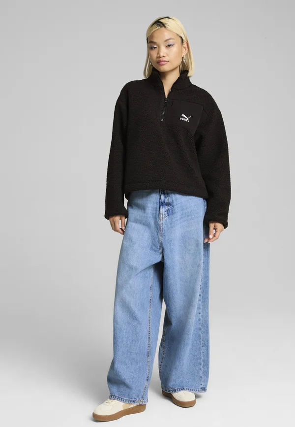 WINTERIZED HALF - Fleece jumper - black