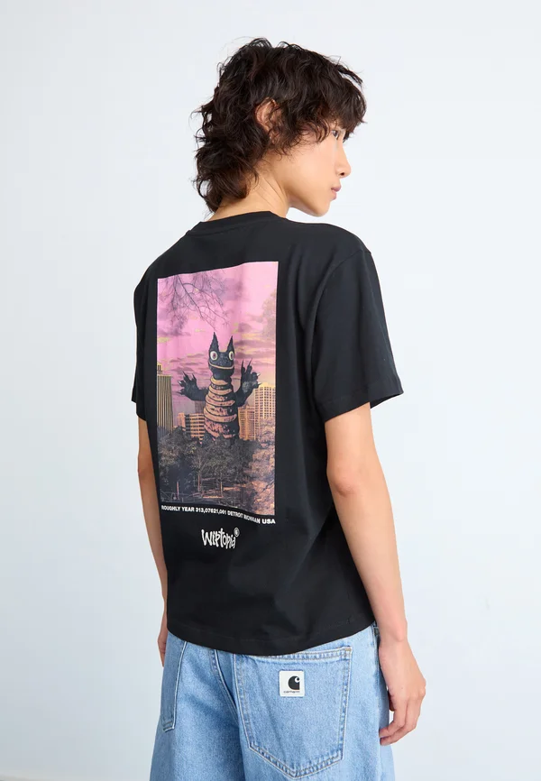 WIPTOPIA - Print T-shirt - black