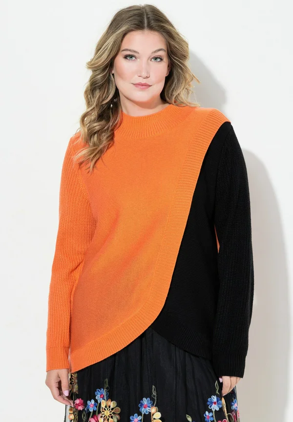 WITH COLOR BLOCK  - Jumper - orange