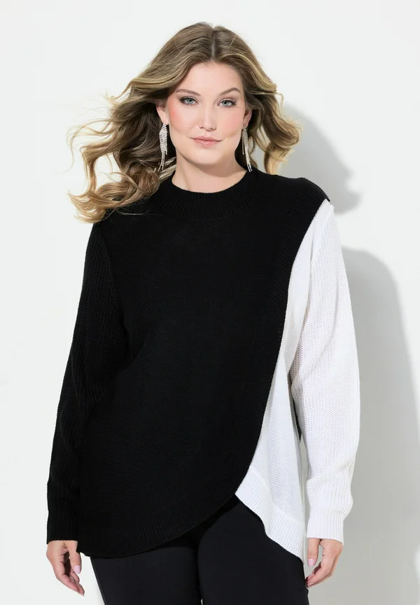 WITH COLOR BLOCK  - Jumper - snow white