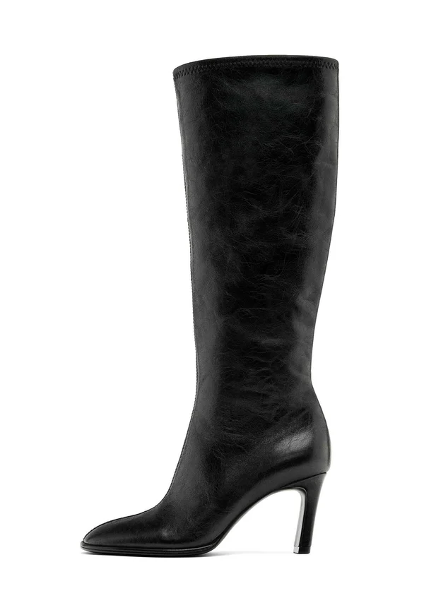 WITH ELASTIC GORES ON THE LEG - Boots - black