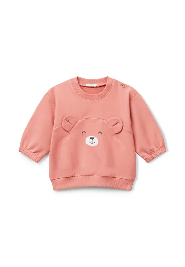 WITH EMBROIDERY AND PATCHES  - Sweatshirt - pink