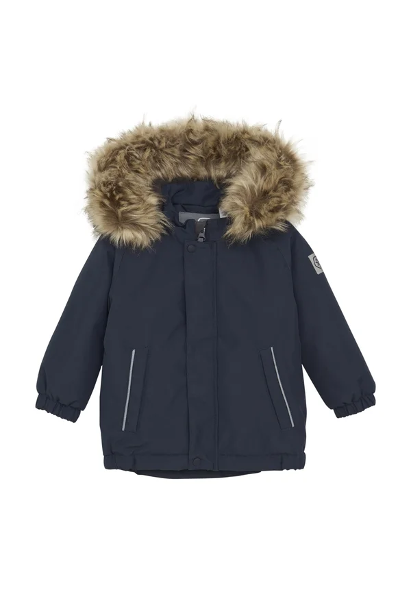 WITH FAKE FUR - Winter jacket - total eclipse