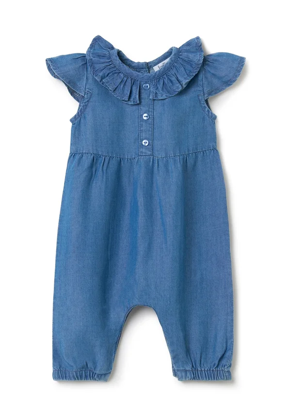 WITH FRILLED COLLAR - Jumpsuit - denim