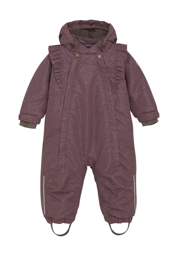 WITH FRILLONG SLEEVES - Rainsuit - rose taupe