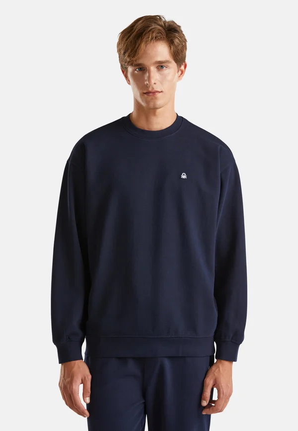 WITH LOGO PATCH - Sweatshirt - blue