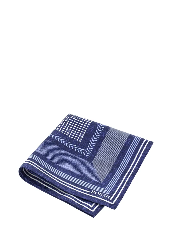 WITH MIXED PATTERNS - Pocket square - blue