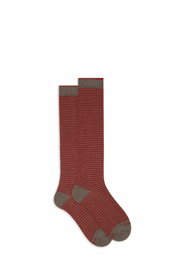 WITH WINDSOR STRIPES - Socks - mottled beige