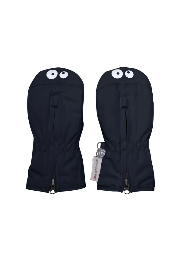 WITH ZIPPER - Mittens - total eclipse