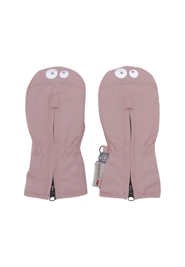 WITH ZIPPER - Mittens - woodrose