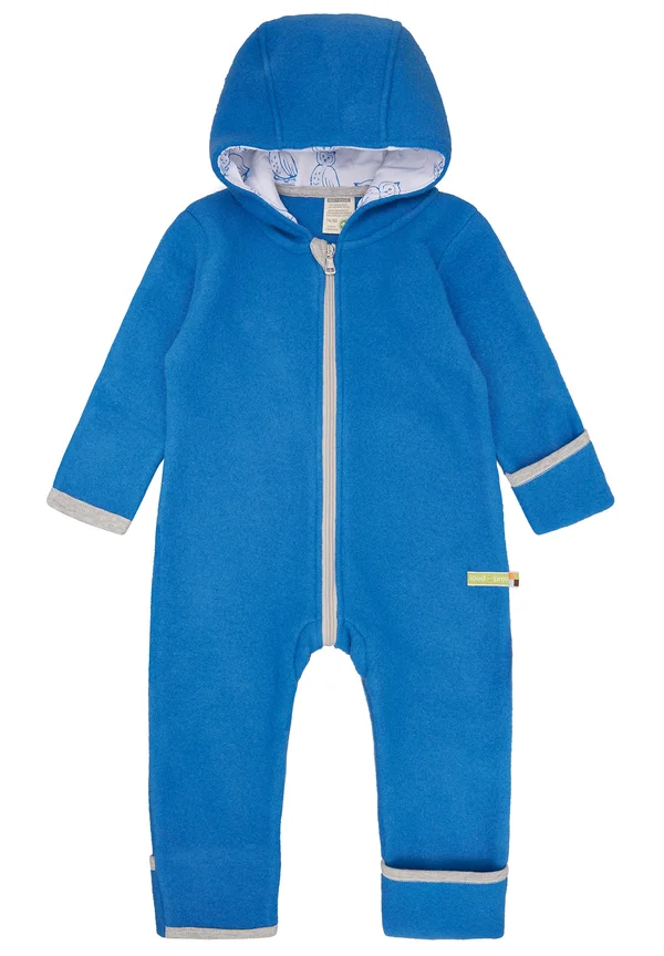 WOLLFLEECE-OVERALL - Jumpsuit - azur